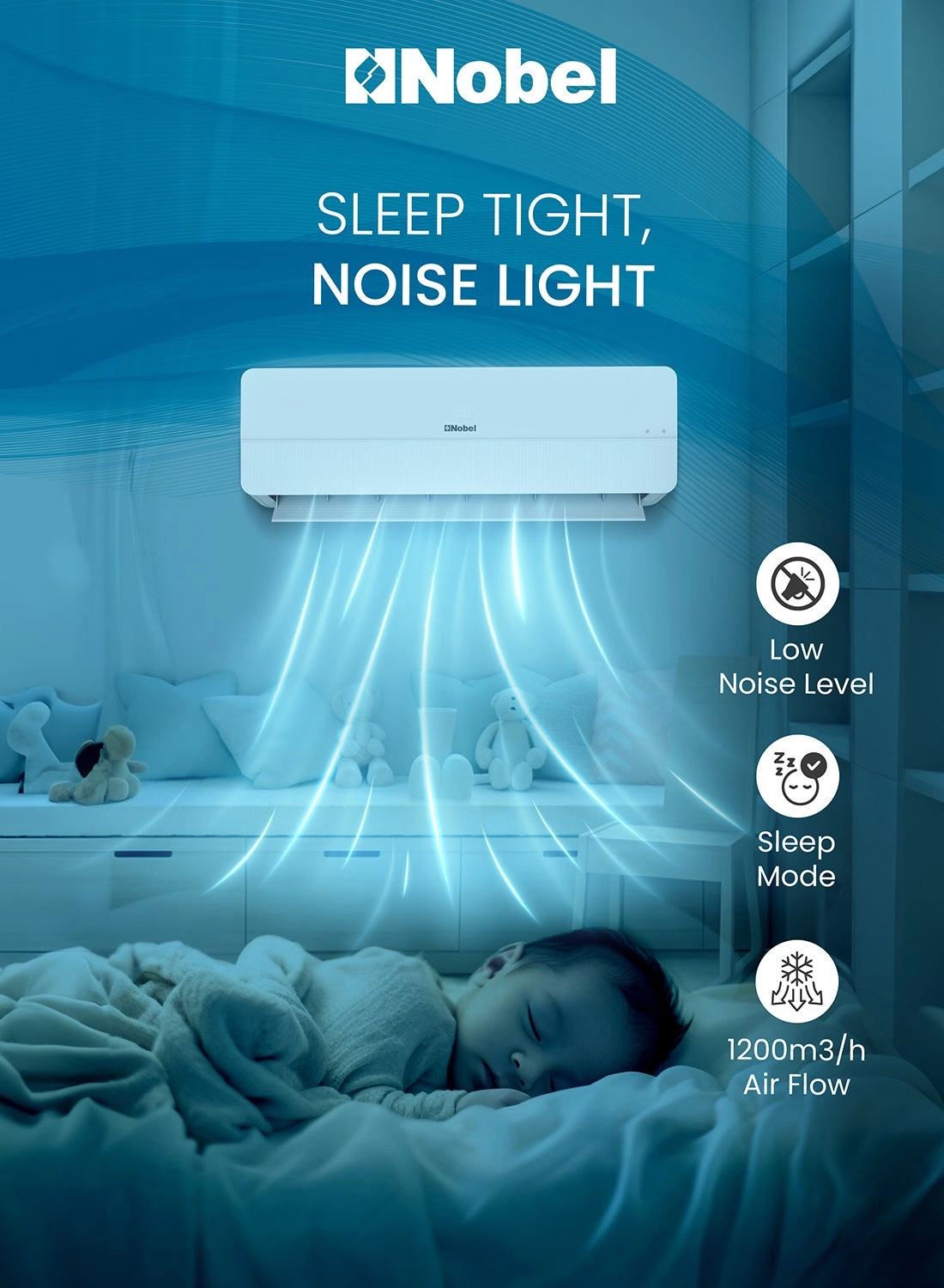 NSAC18VTL - 18000BTU R410 Inverter