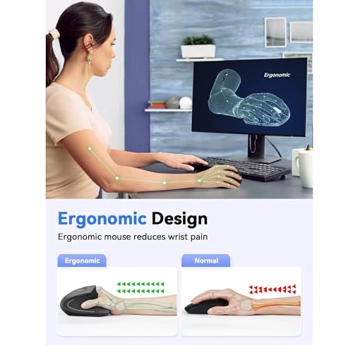 Mouse - Wireless, 2.4GHz USB, Plug and Play