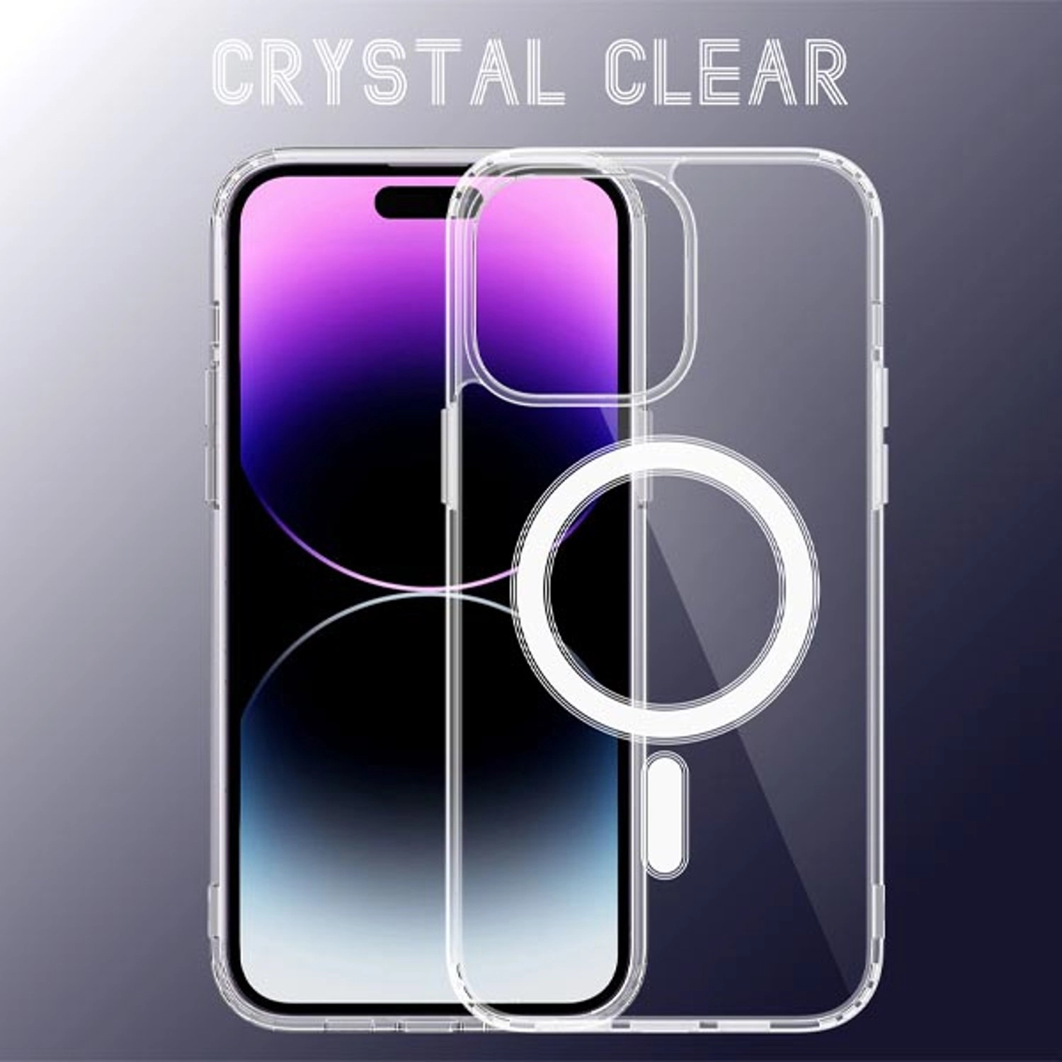 Case iPhone 14 Back Case with MagSafe for iPhone 14