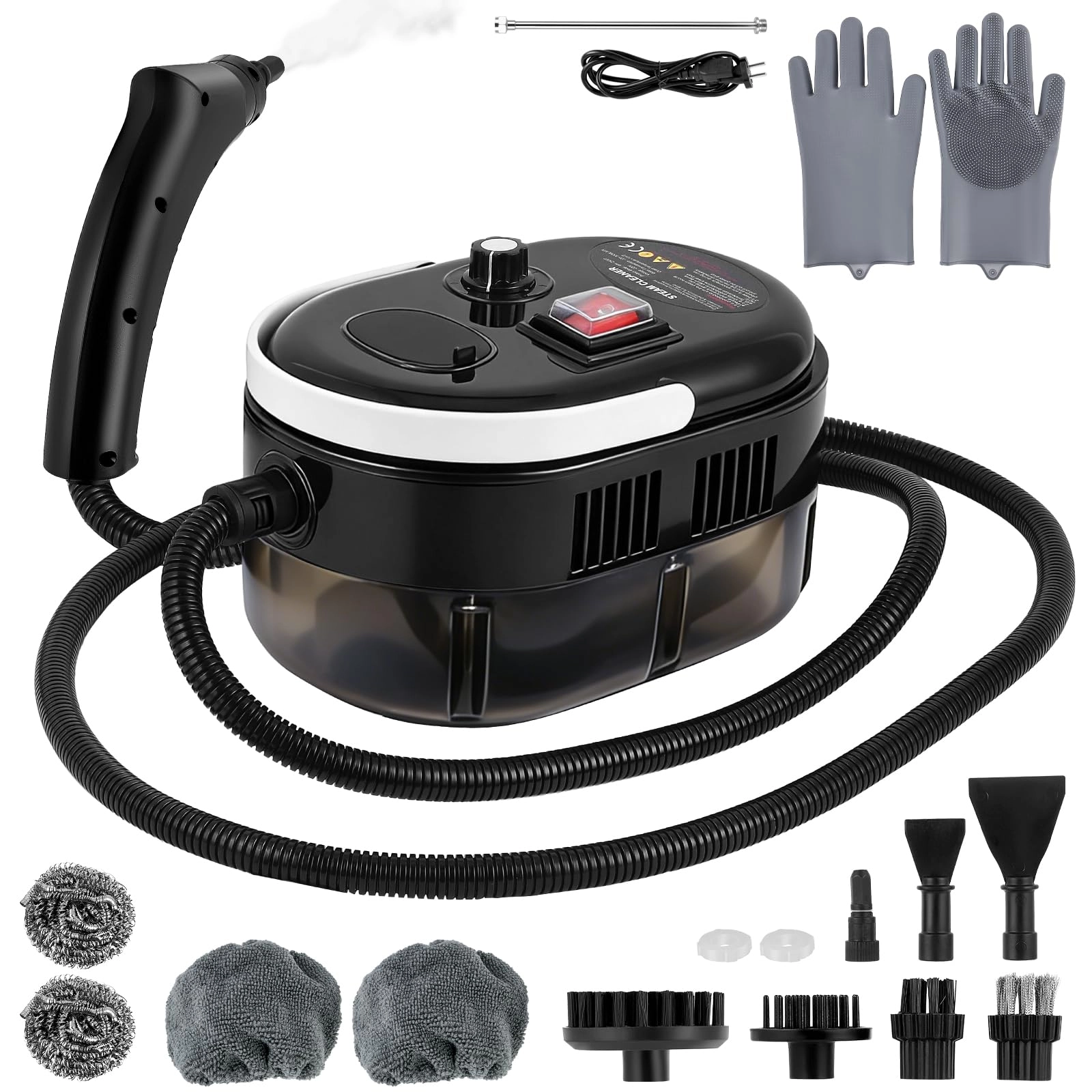 VeftBltrem Handheld Steam Cleaner - 4.5 bar 1250 ml