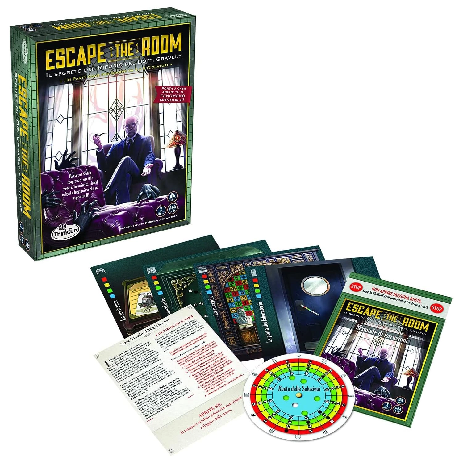 ThinkFun Escape The Room: The Secret of Refuge Puzzle (76475 4)