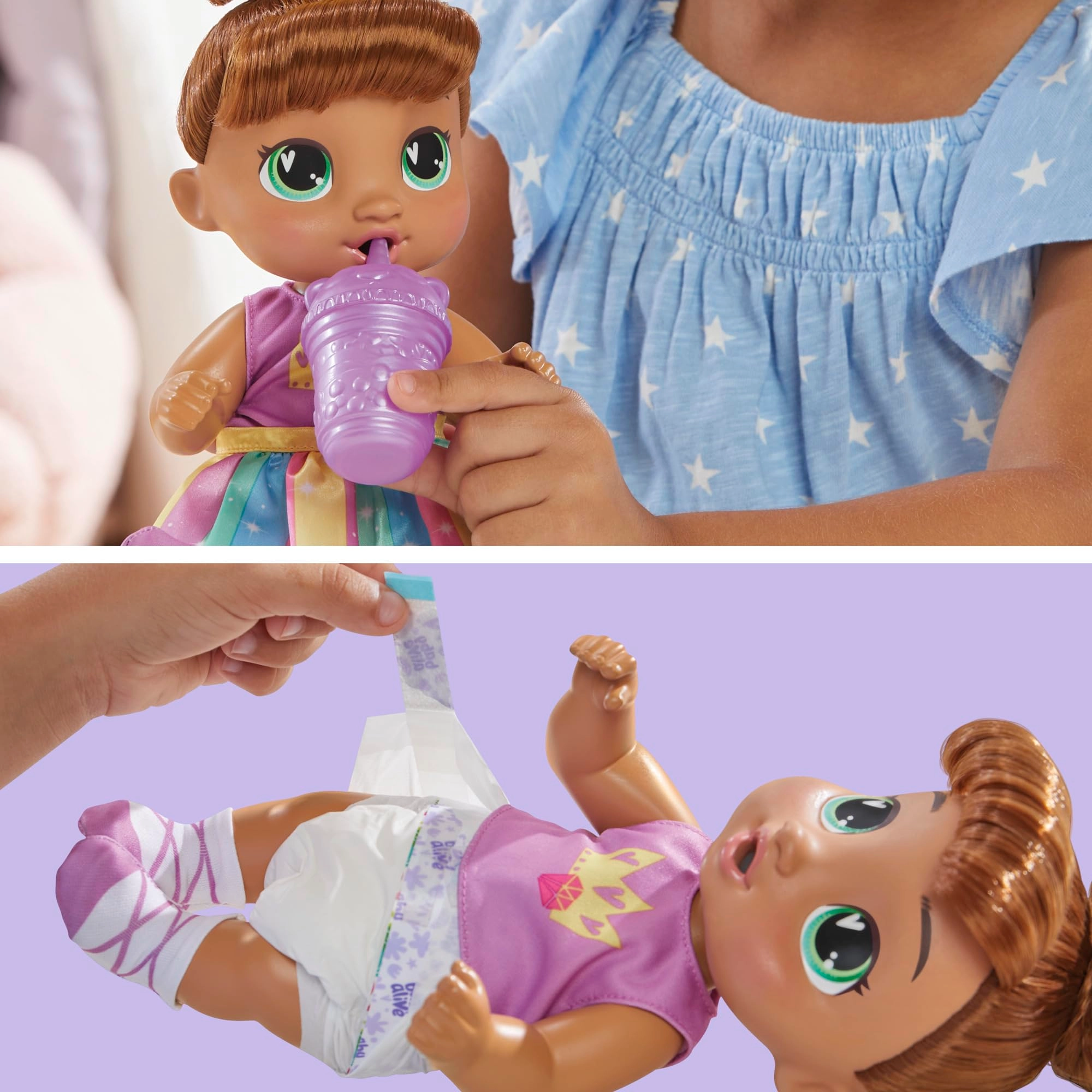 Sophia Sparkle Baby Doll - 11 Inches Plastic Ages 3+