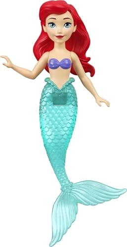 Ariel Little Doll - 9 cm Poseable + Prince Erik Little Doll + Ursula Little Doll + King Triton Little Doll