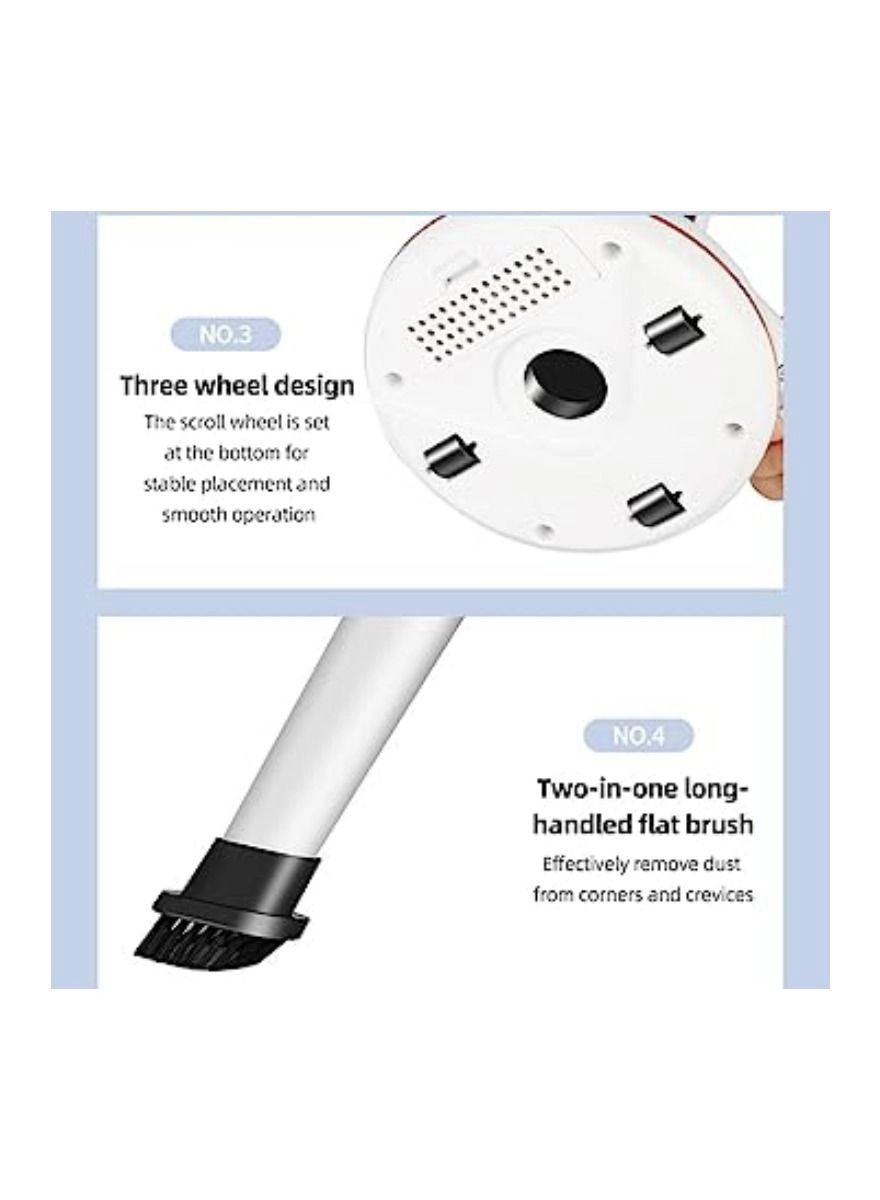 Handheld Vacuum - 120W 200 ml White/Gold