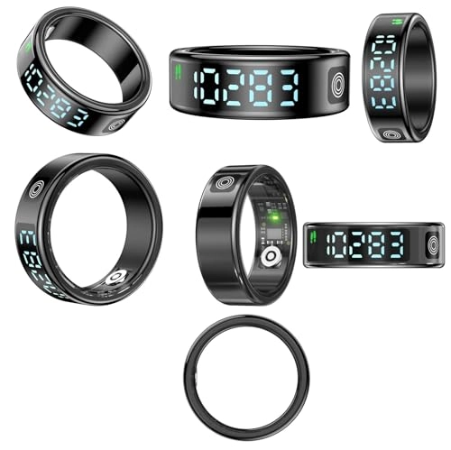 Smart Ring Health Tracker - LED Display IP68 Waterproof