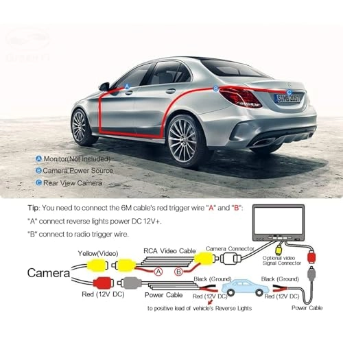 Vehicle Rear View Camera - Night vision wired 1920x1080P