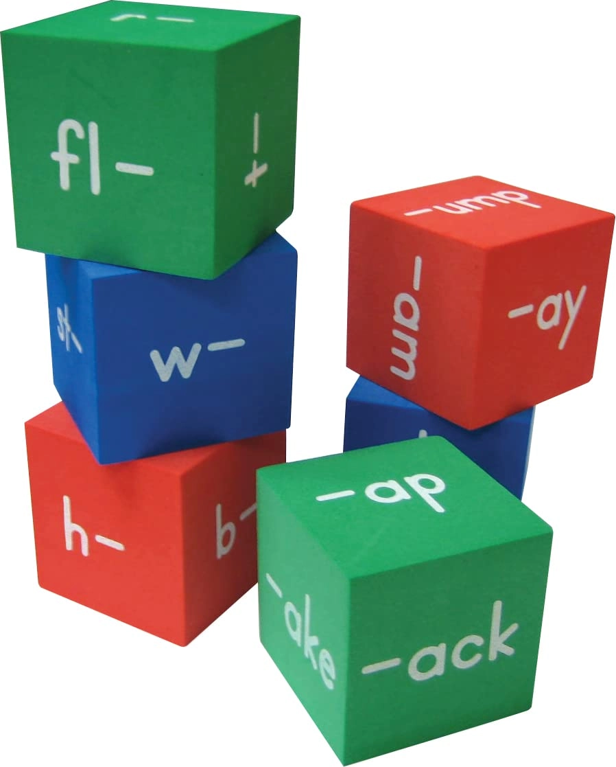 Teacher Created Resources Foam Word Families Cubes