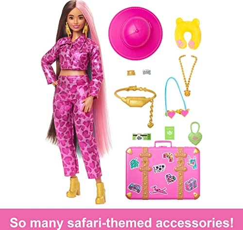 Barbie Extra Fly - Pink and purple hair Desert Fashion 15 accessories Ages 3+