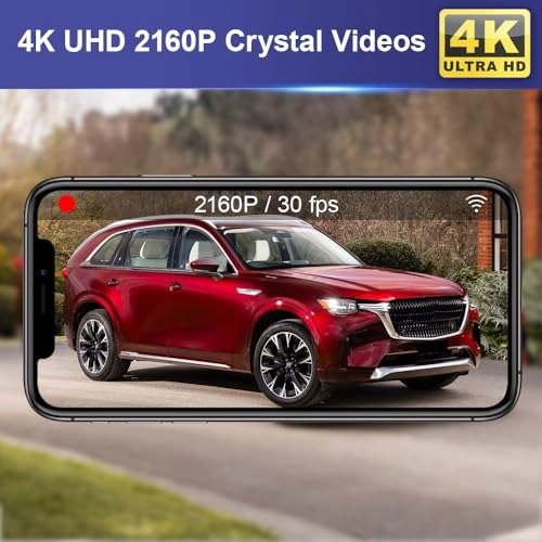 NO SUNROOF-4K Front Only 2160P for 2023 2024 Mazda CX90