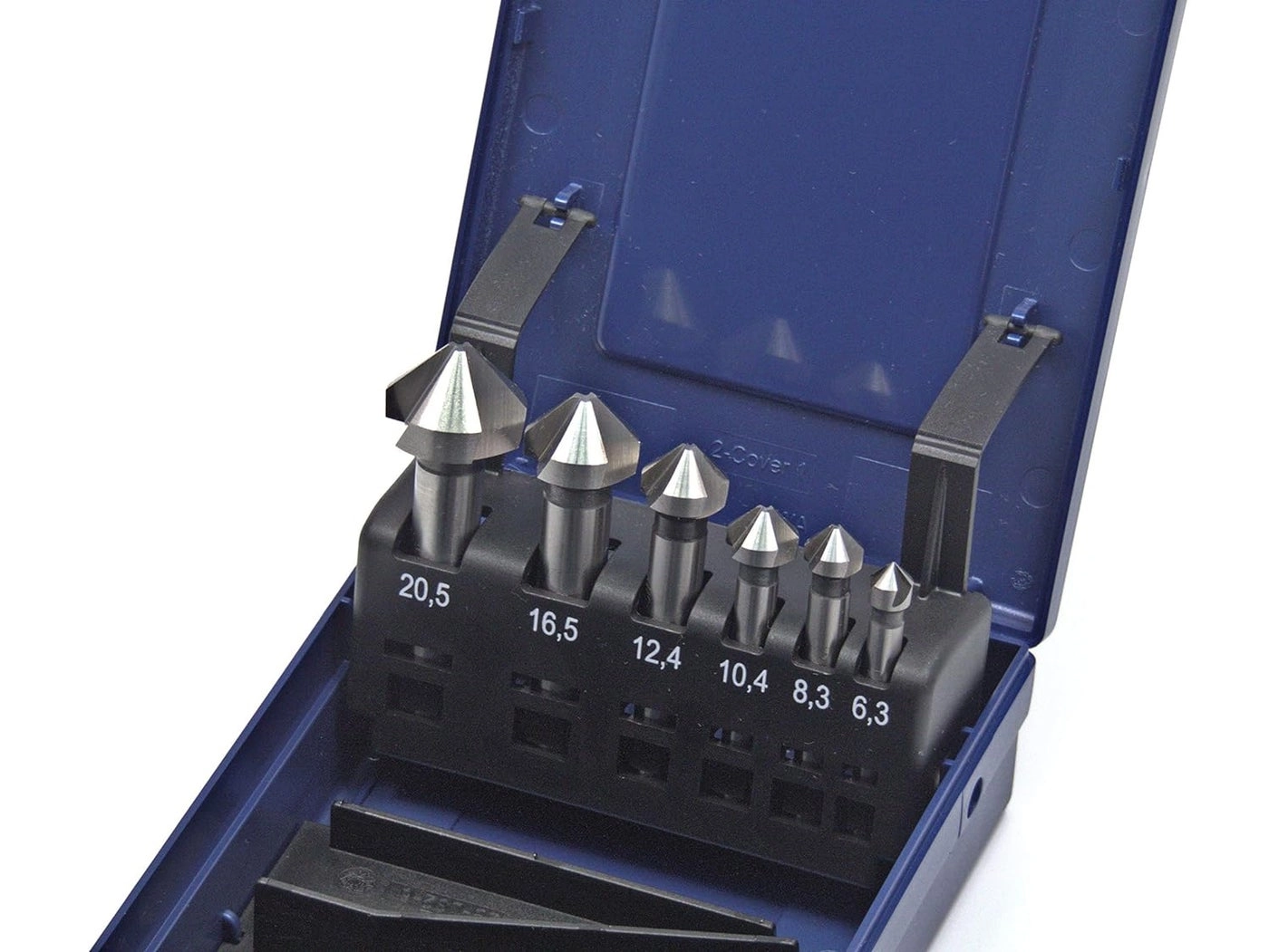 Countersink Set - Carbon Steel 6 pieces 6.3mm