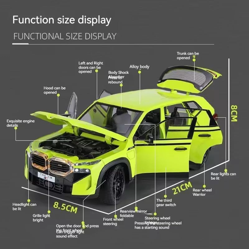 Metal Pullback Car - 1:24 1 pcs