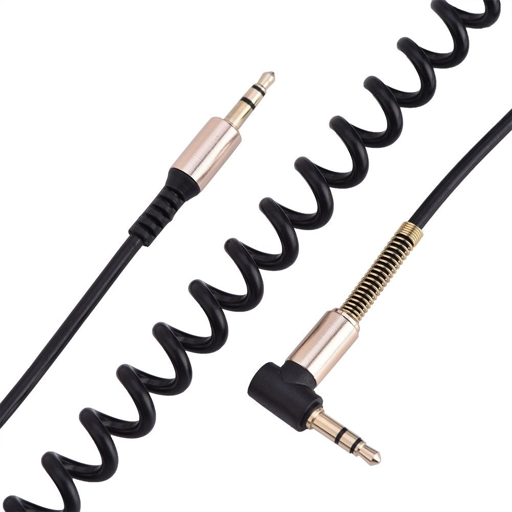 3.5mm Male to Male Spring Aux Cable - 1.8M/6ft