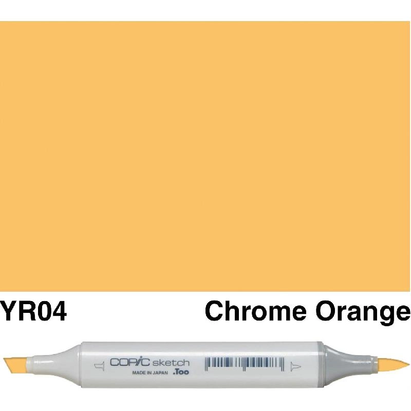Copic Sketch YR-04 - Chrome Orange Twin Tip