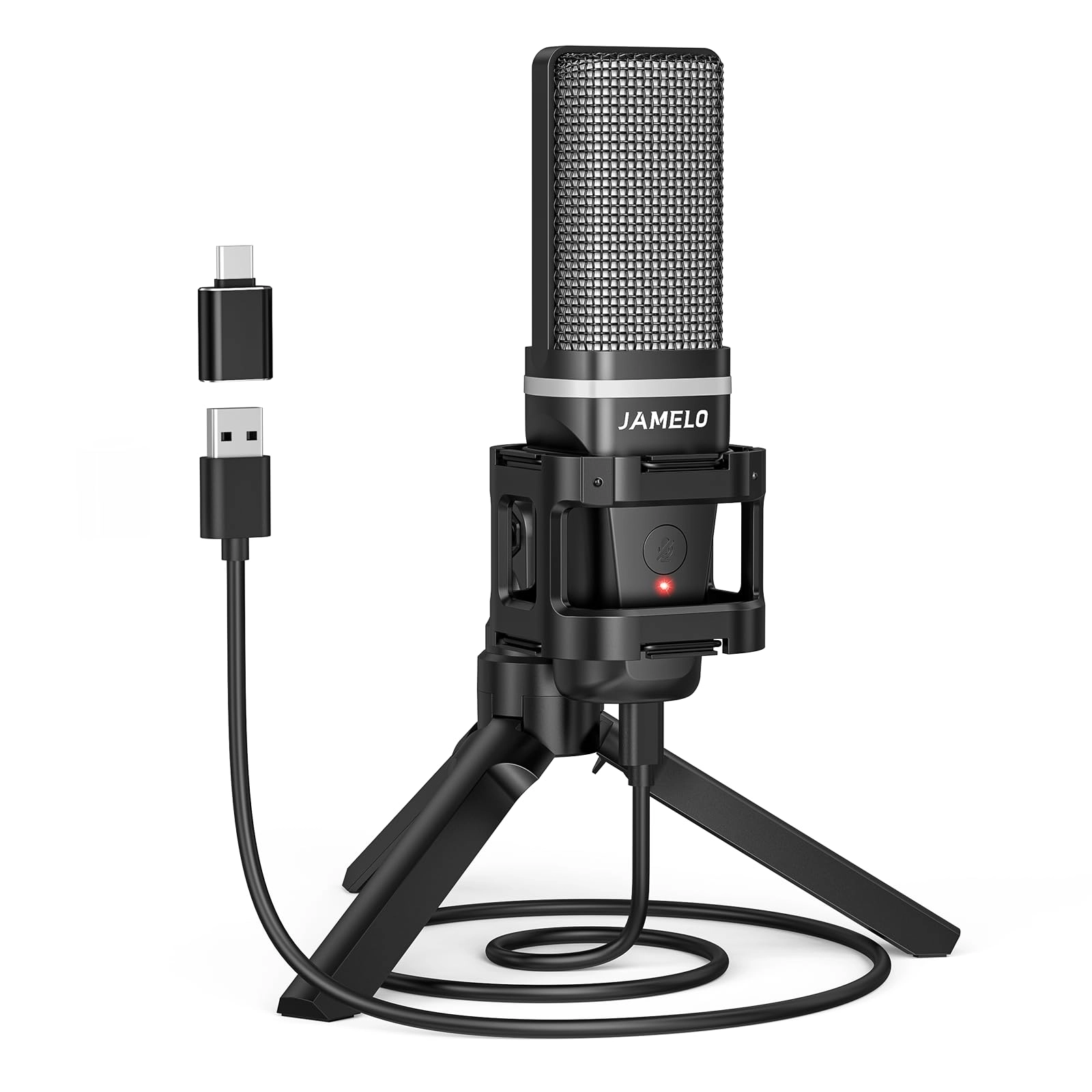 M02233 USB+3.5mm-Mini-Jack Microphone