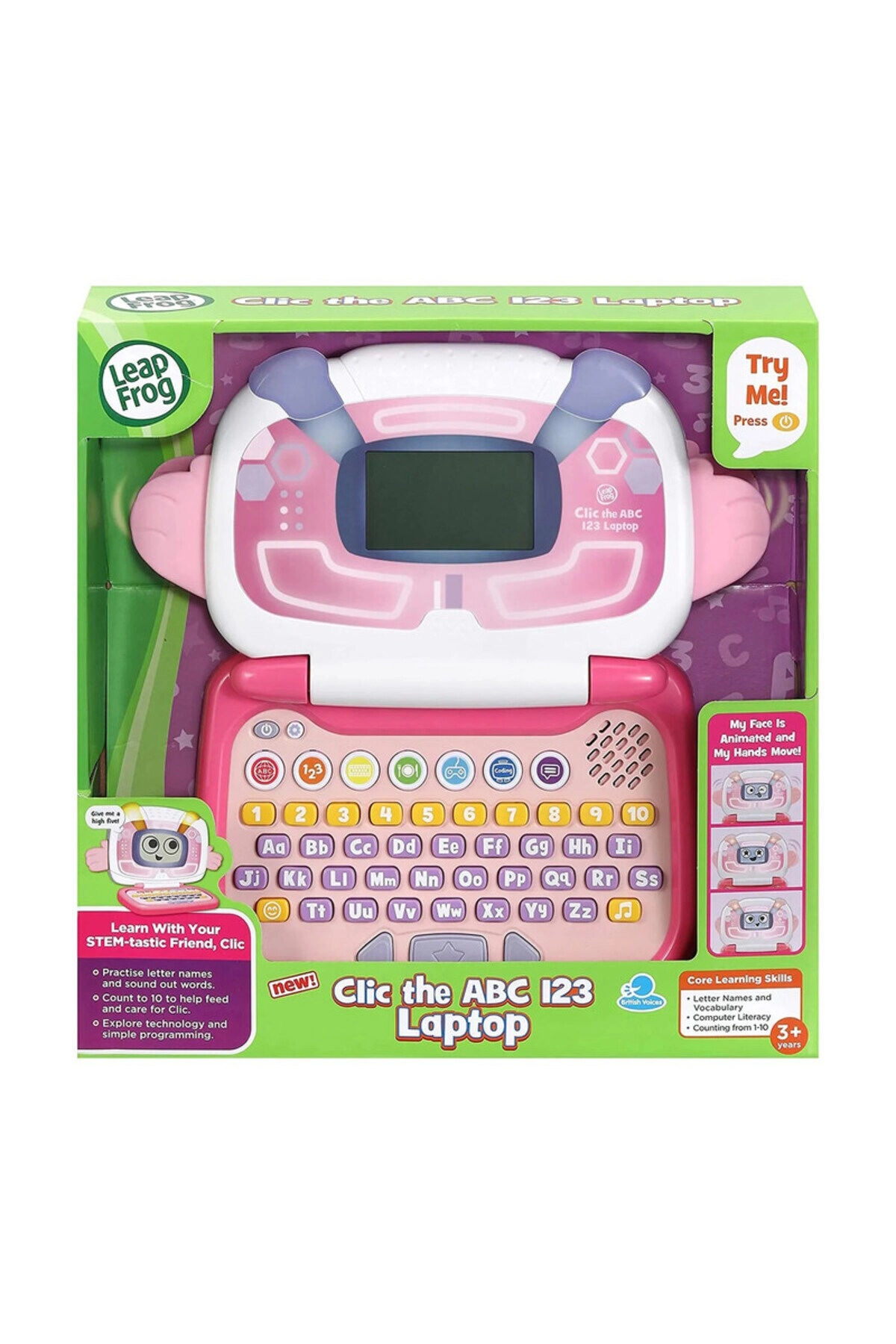 Clic the ABC-123 - 3+ 1 pieces