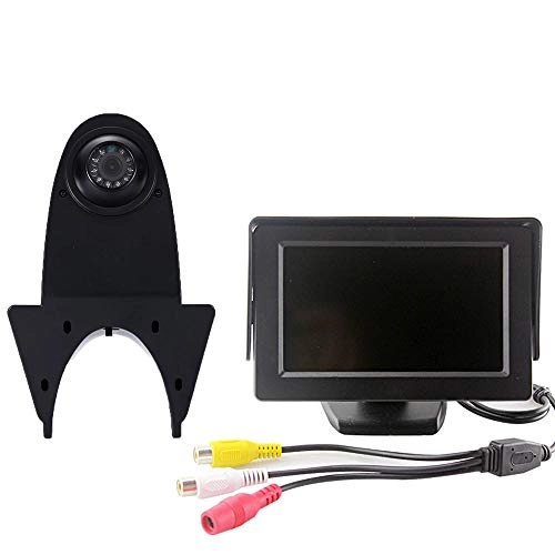 Brake Light Reversing Camera + Rear View Mirror Monitor - Night vision 628 x 586 pixels
