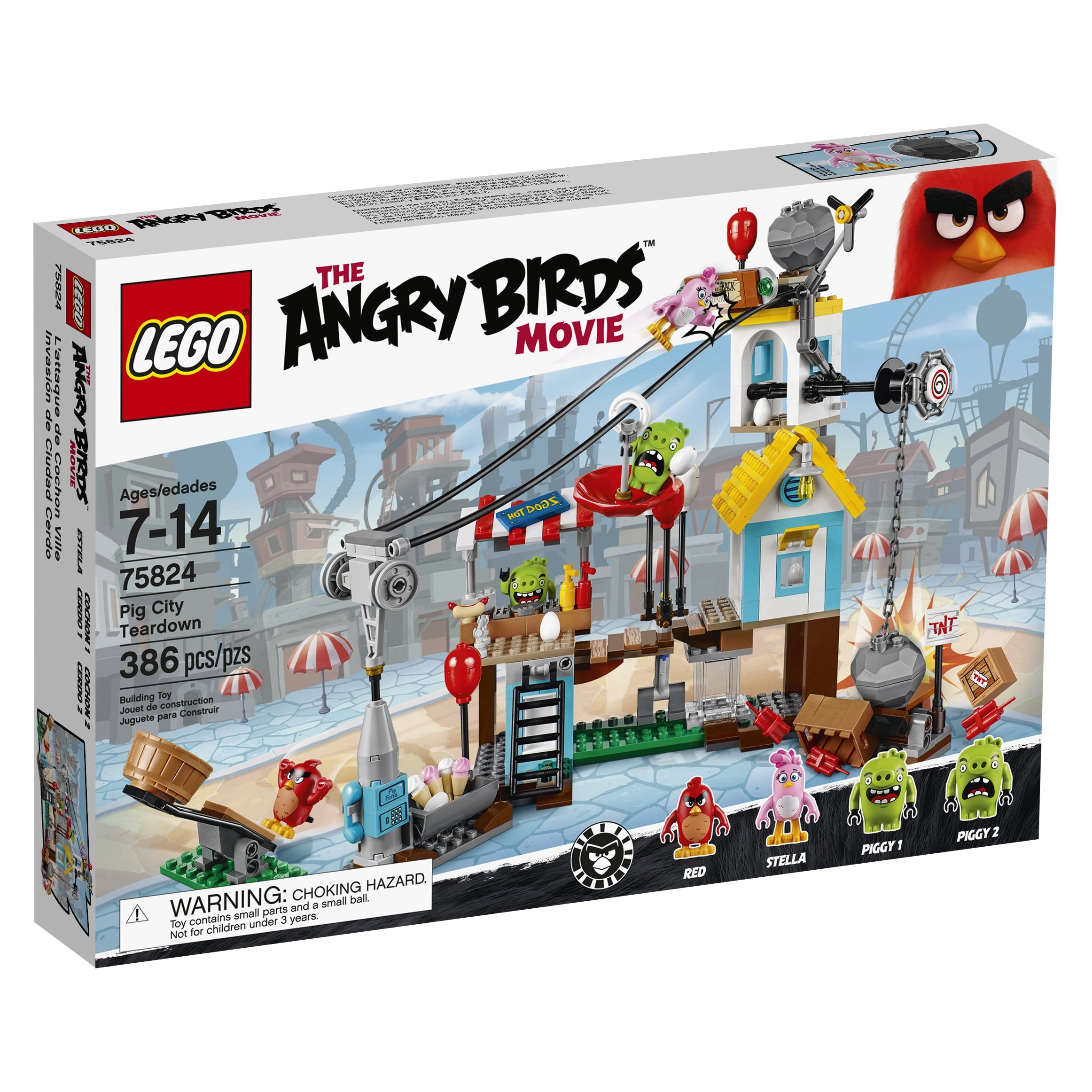 LEGO Angry Birds Pig City Teardown (75824)