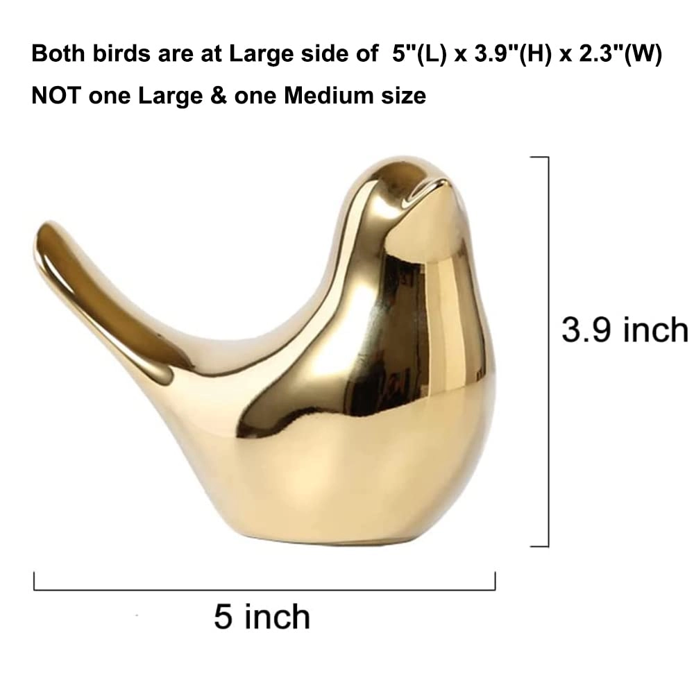 Pair Bird Figurine - Ceramic