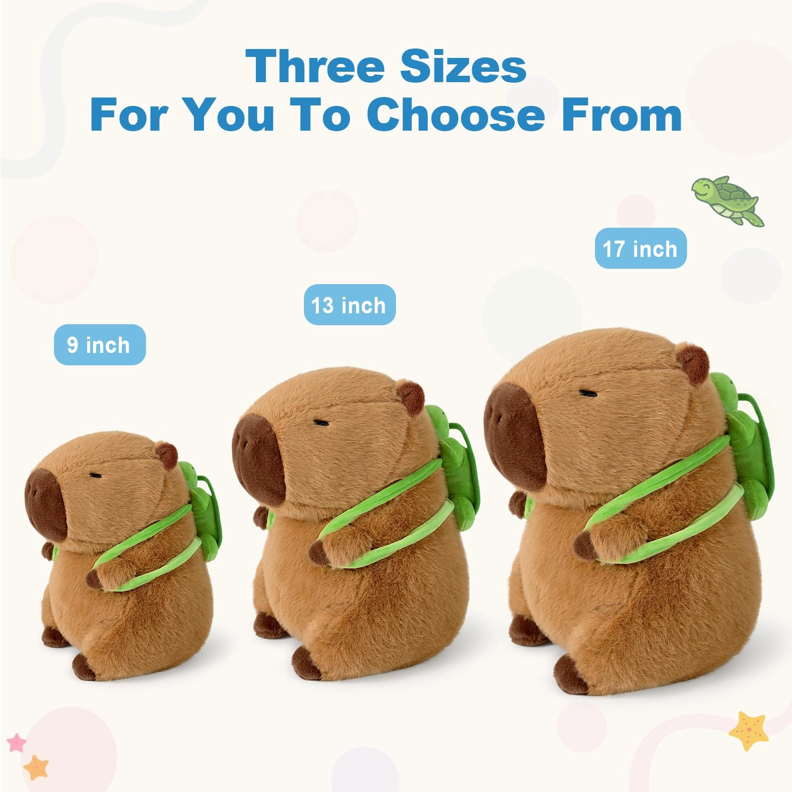Capybara Plush - 9 inch Strawberry Hat