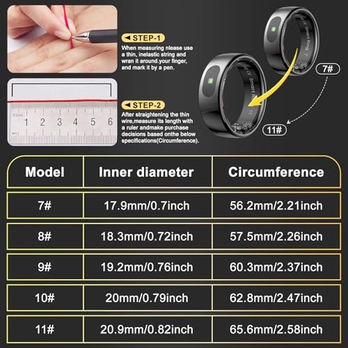 Smart Ring - #11-20.9mm 5 ATM Heart Rate Monitor