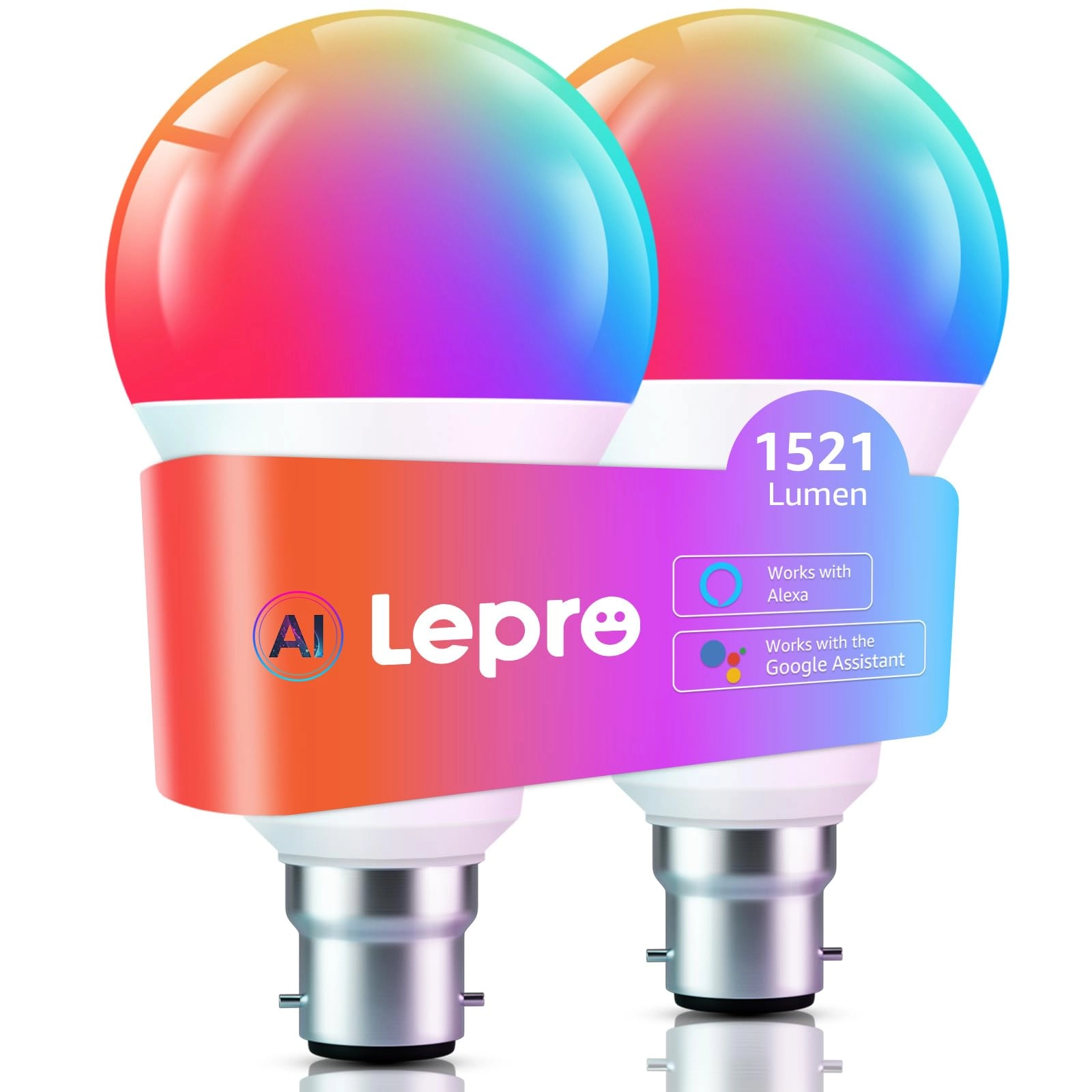 Lepro B22 AI Smart Bulb - 2.0 count