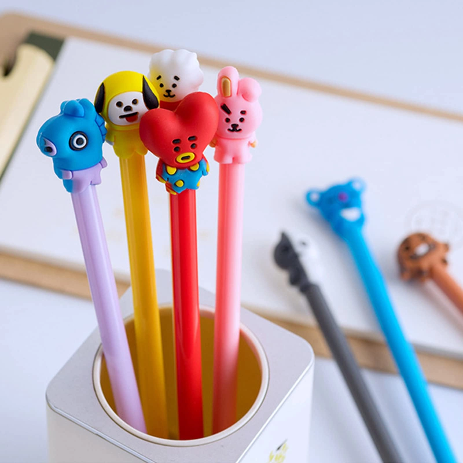 Animal Pattern Pens - 16 Pcs 0.5mm