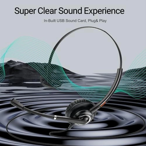 One Ear USB Type C Wired Headset
