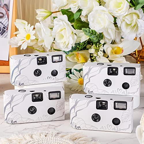 Disposable Film Camera - 4 Pcs Flash 27 Exposure 34mm