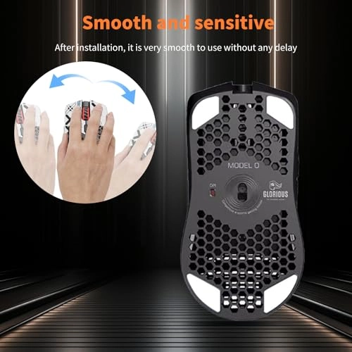 Mouse Grip Tape - White Glorious Model O