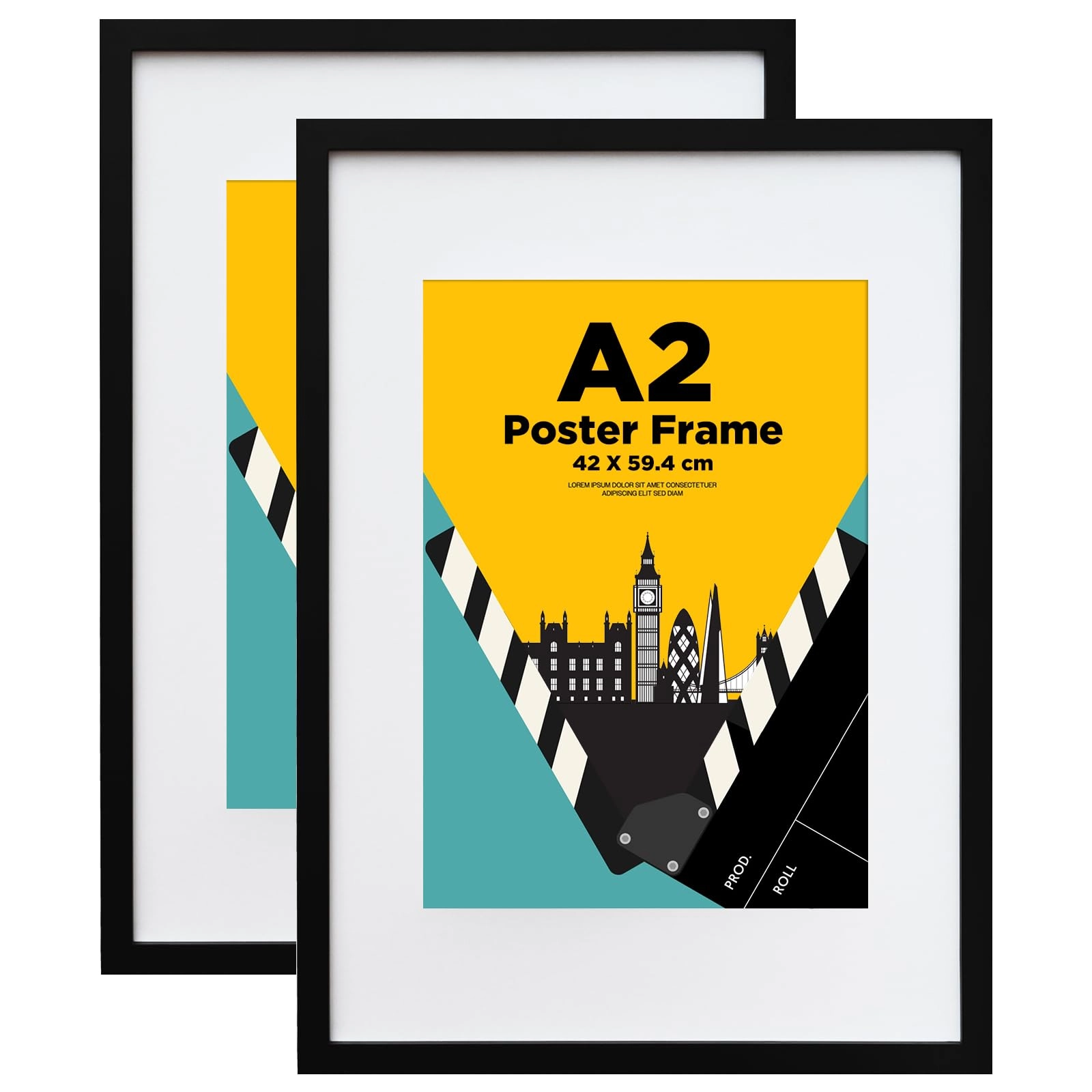 egofine A2 Picture Frames - 42 X 59.4 cm Set of 2