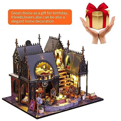 Miniature Wooden Dollhouse Furniture Kit - Creative Room 1:24