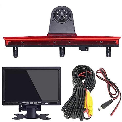 Brake Light Reversing Camera + Rear View Mirror Monitor - Night vision 628 x 586 pixels