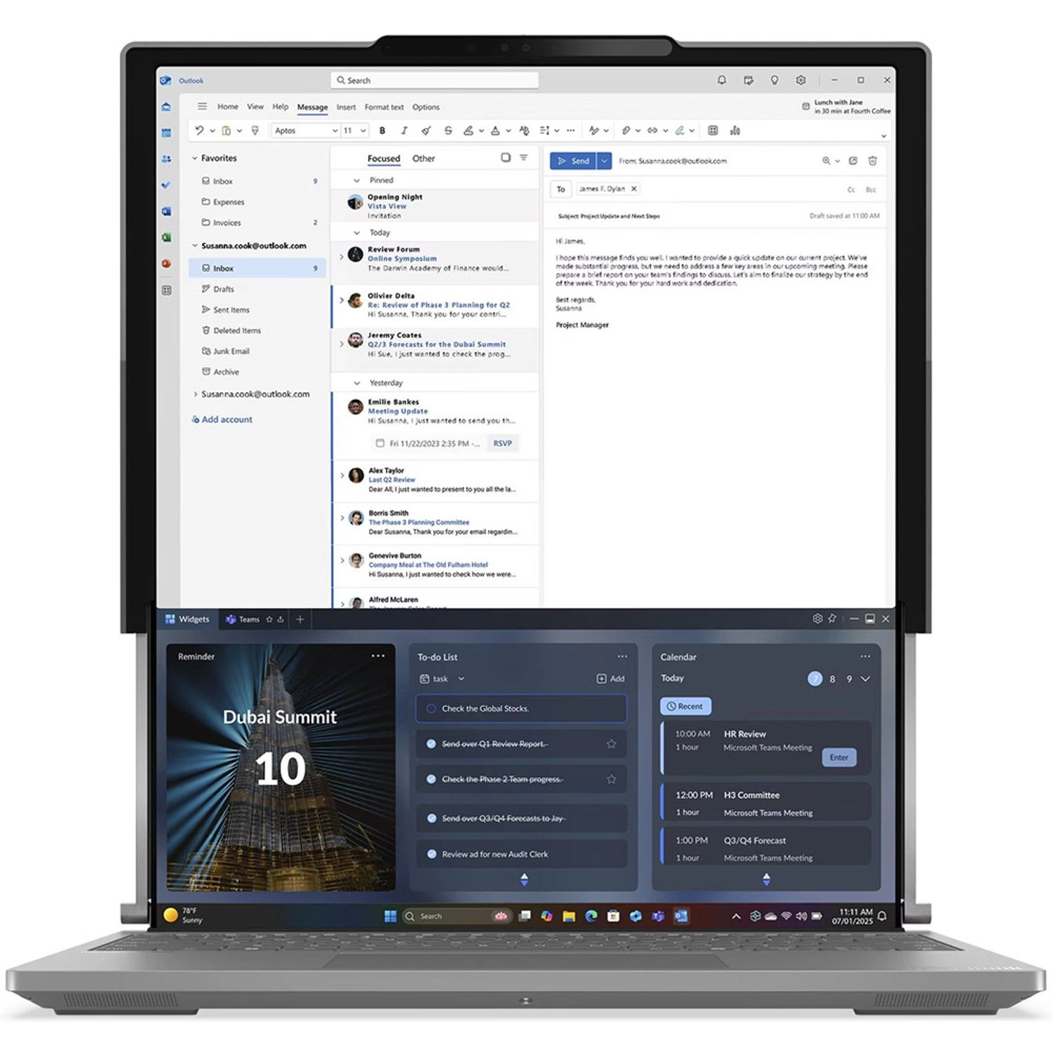 ThinkBook Plus G6 Rollable 21TR000BGR - 14'' Core Ultra 7-258V 32GB DDR5 1TB SSD