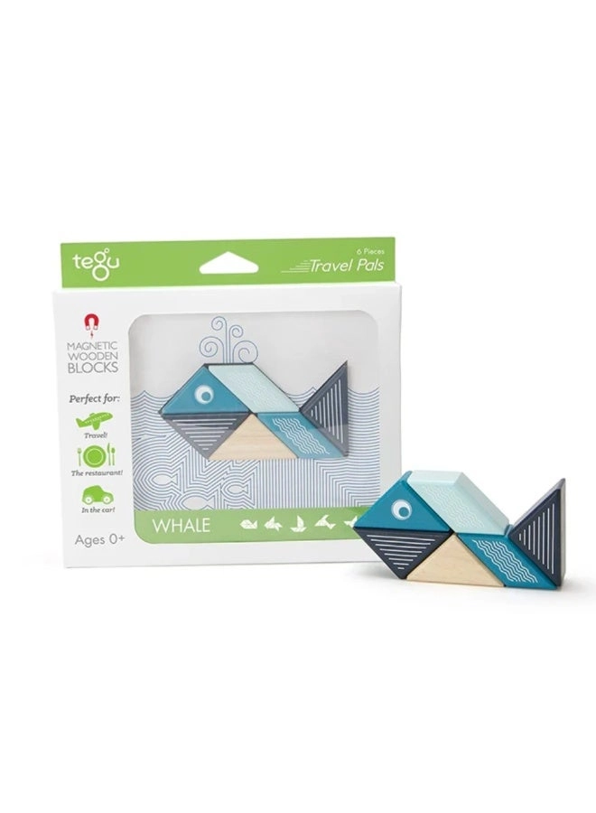 TEGU Whale Travel Pal - 6pcs