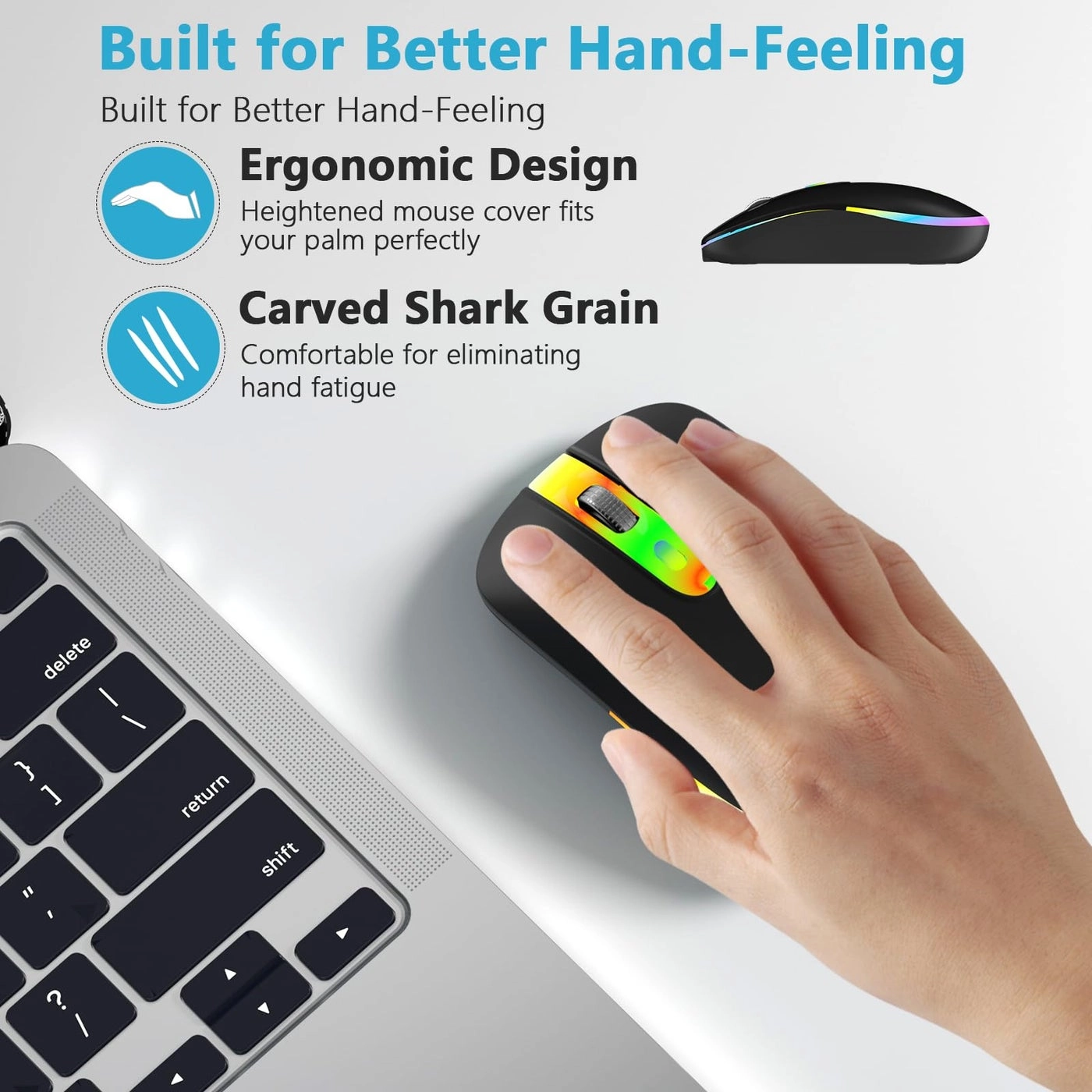 Rechargeable Wireless Mouse - Bluetooth