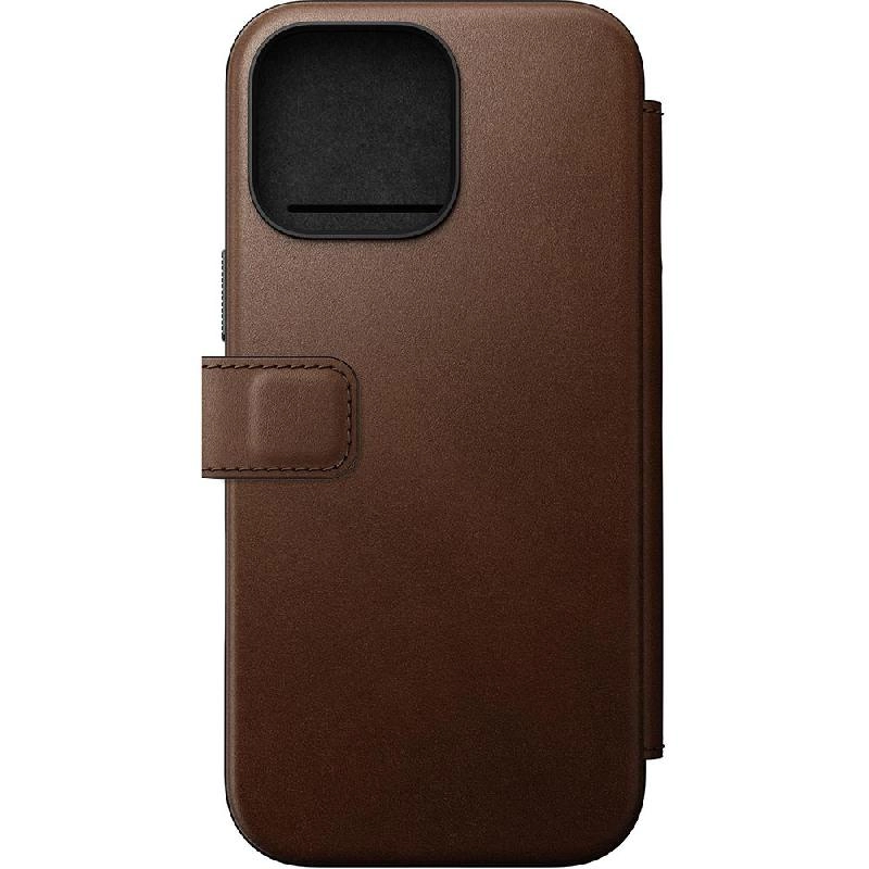 Modern Leather Folio Flip Cover with MagSafe for iPhone 17 Pro Max