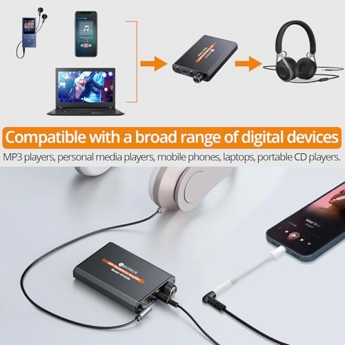 Portable 3.5mm Headphone Amplifier