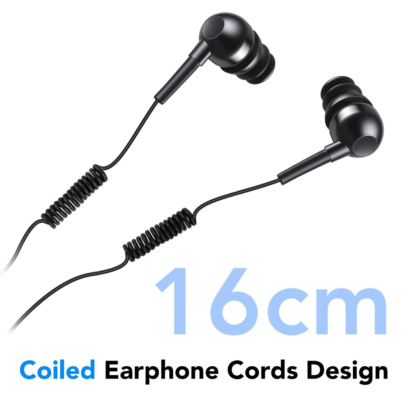 IPX8 Waterproof in-Ear Earphones - Wired Earphone