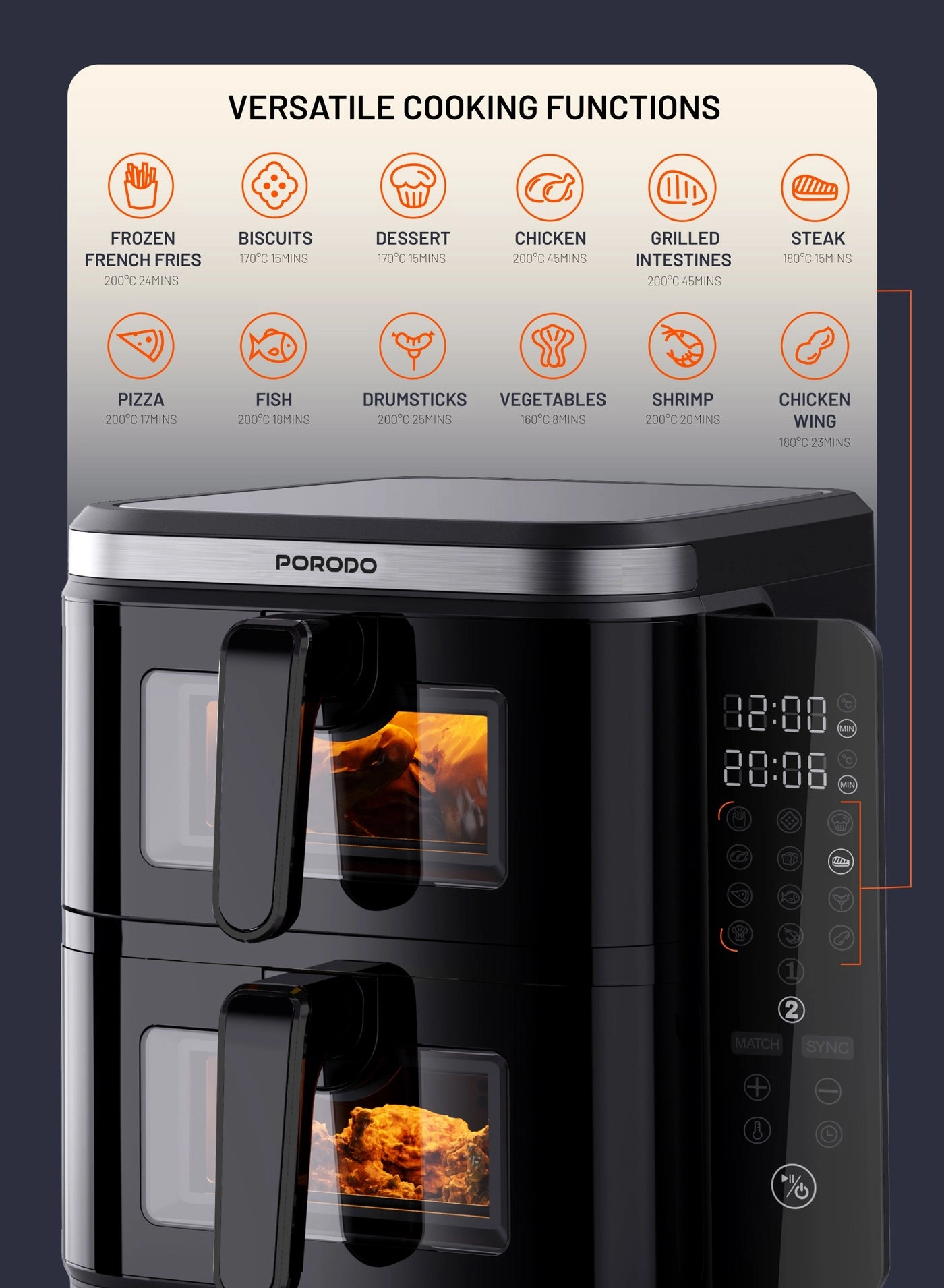 Lifestyle Double Stack PD-LFST087-BK