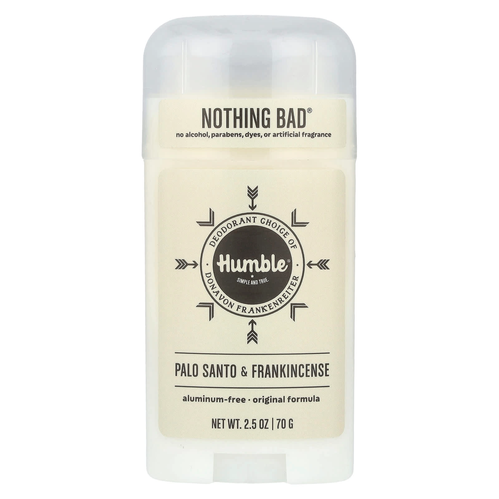 Humble Brands Aluminum-Free Deodorant - Palo Santo & Frankincense 70 g