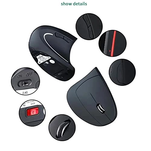 Vertical Mouse - 2.4G wireless