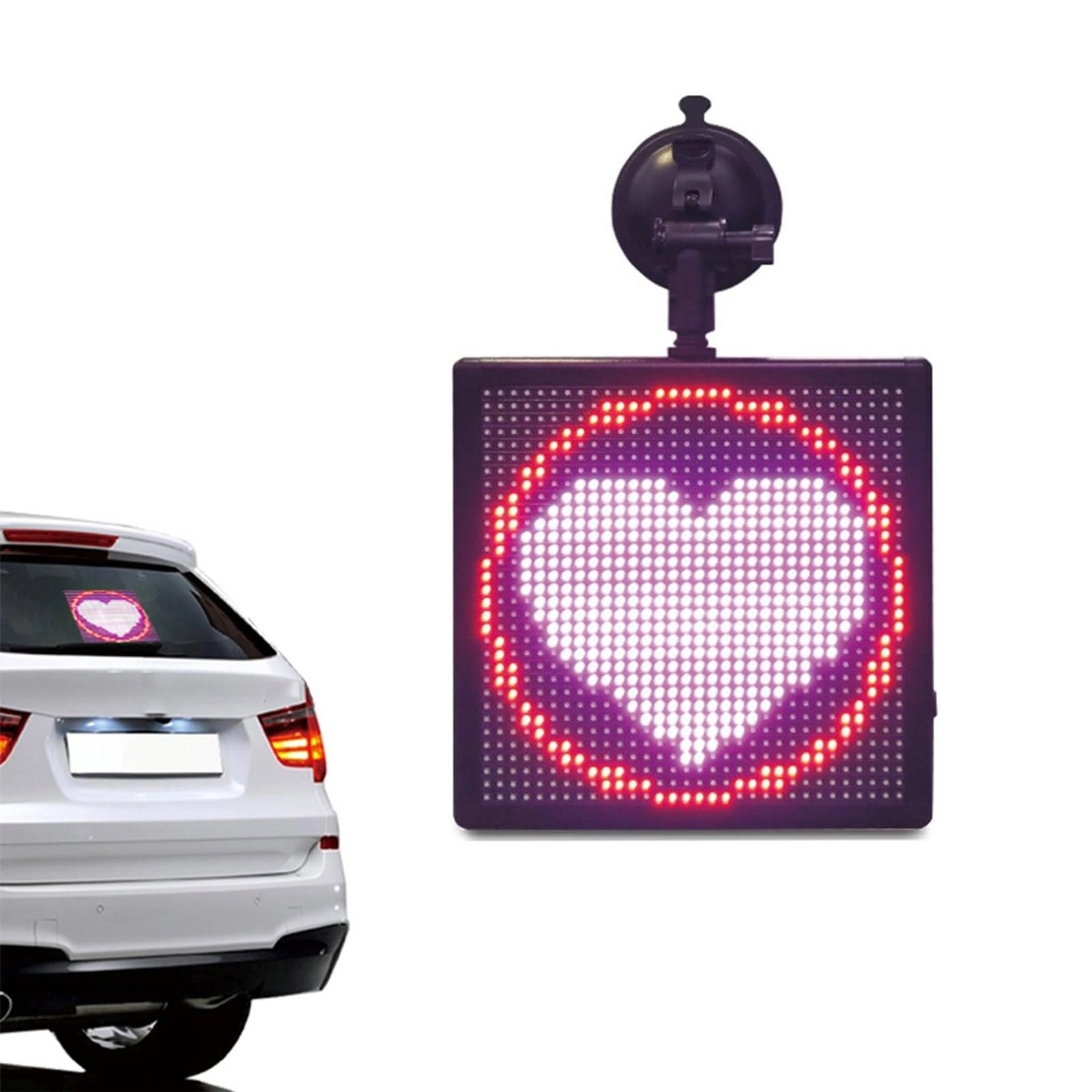 WTHOME Led Car Screen - 155 * 155 * 22MM Bluetooth