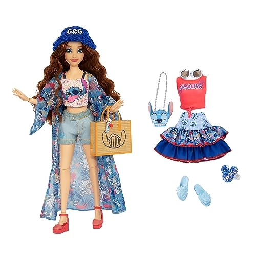 Stitch Fashion Dolls - 11.5" Red Hair Two Complete Mix-and-Match Outfits