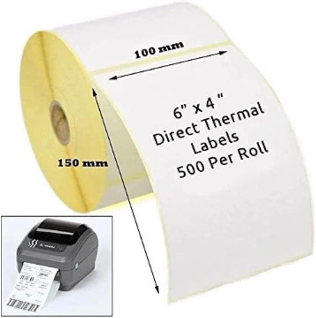 Duchic Thermal label - 500 Pics 4 x 6 Inch