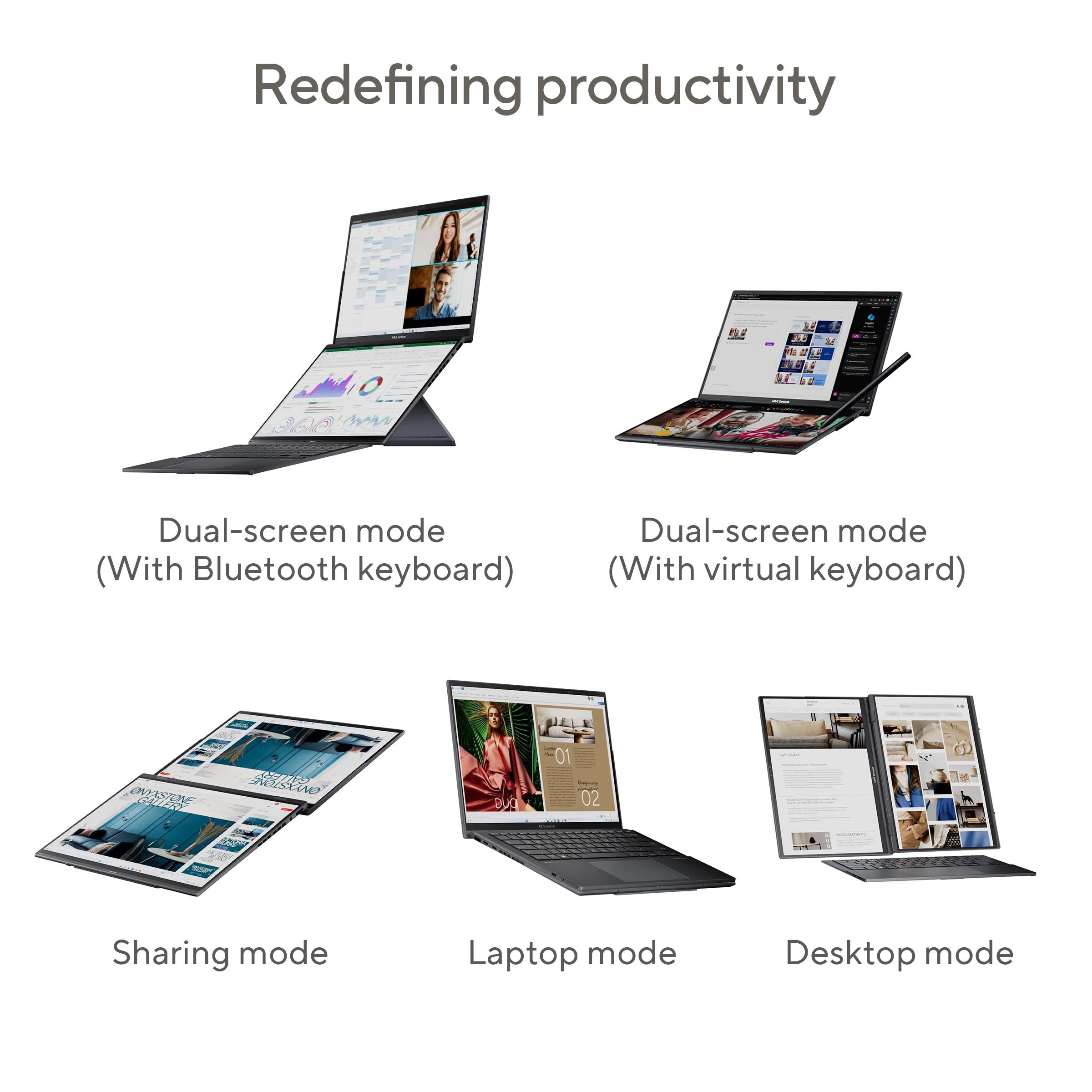 Zenbook DUO UX8406MA-DS76T - 14'' Core Ultra 7-155H 16GB DDR5 1TB SSD