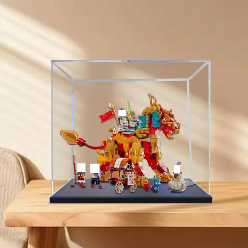 Clear Acrylic Display Case (80066) - 30x15x25cm Background+top Light