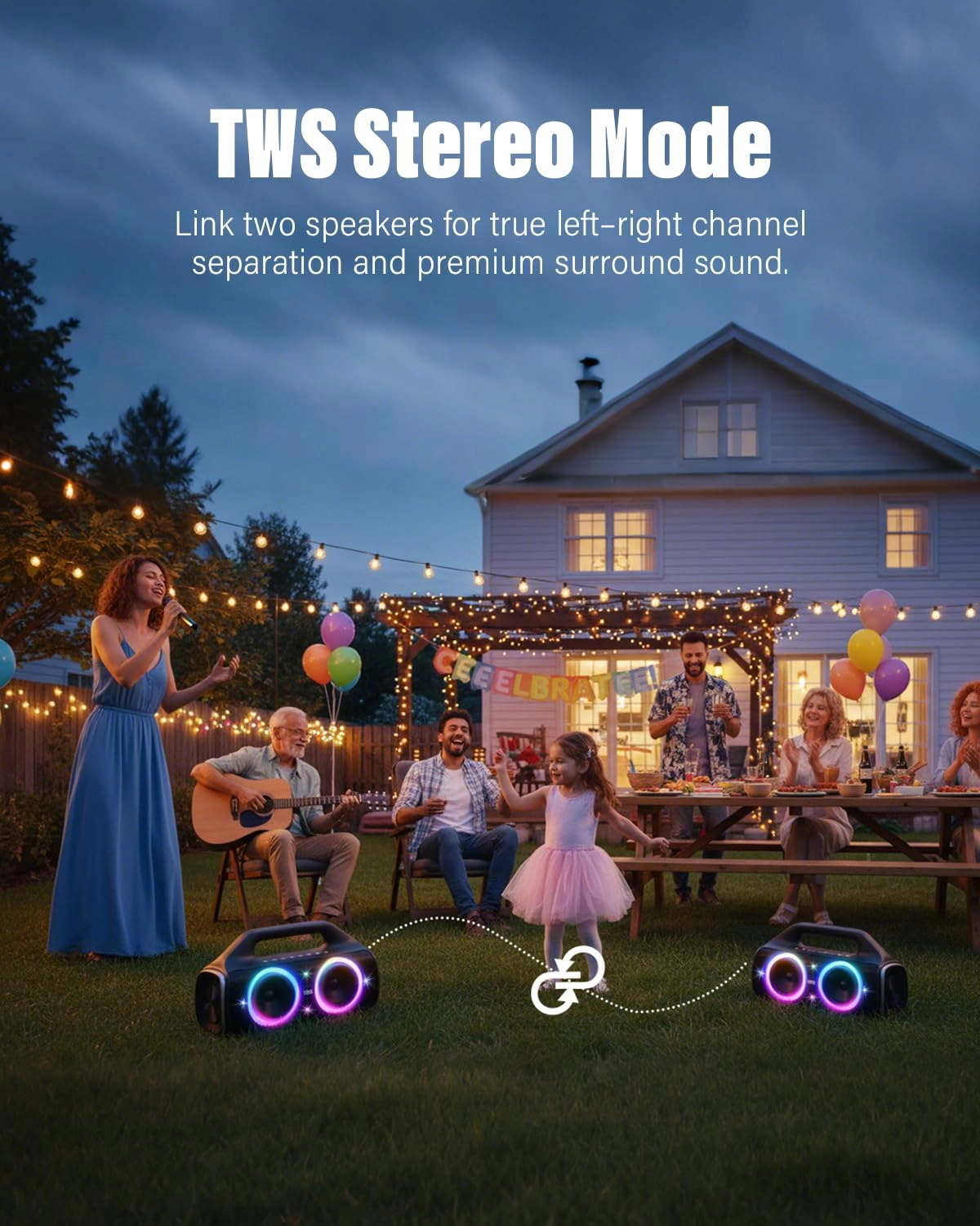 Bluetooth Speakers - 80w