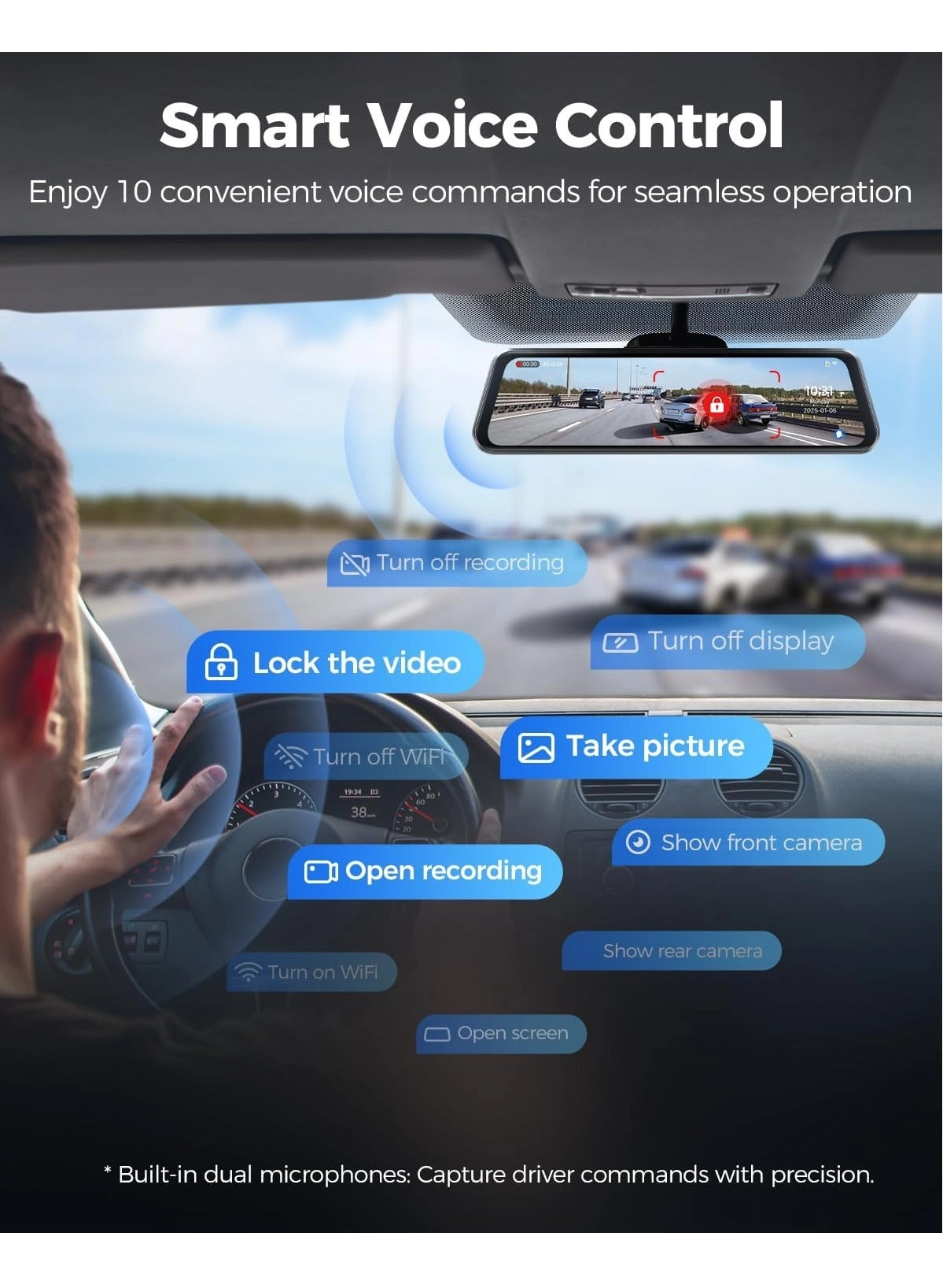 PG17 Max - 4K+2.5K + 64GB TF Card + 3-Lead Type-C USB Hardwire Kit