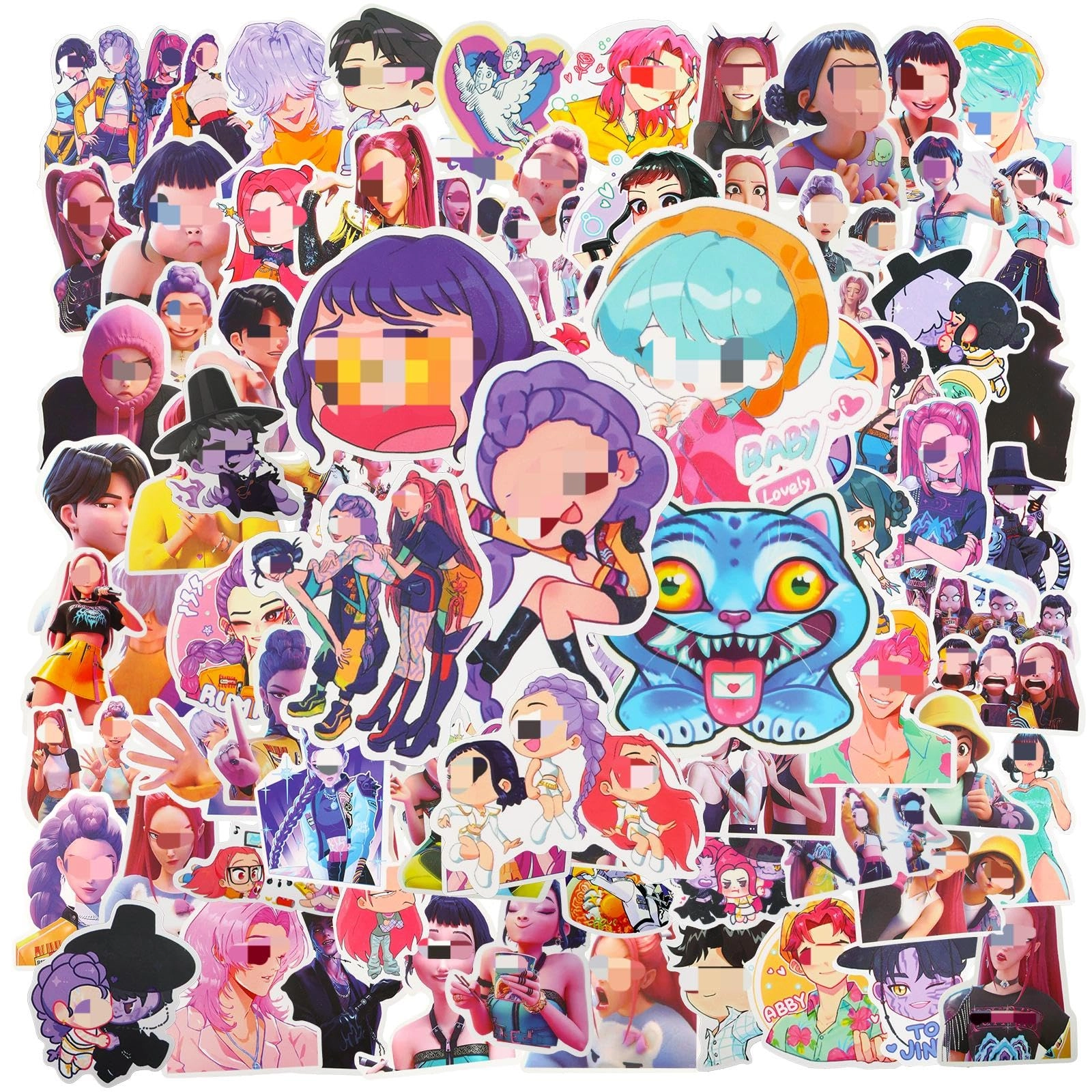 Ainvliya Demon Sticker Book 100 pcs