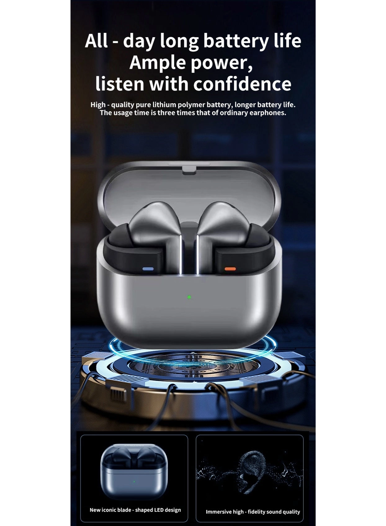 In-Ear Earphones Wireless Earbud